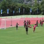 2016年IH サッカー 男子 3回戦 日本航空（山梨）vs  流経大柏（千葉）前半 1