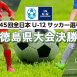 ＪＦＡ第４５回全日本Ｕ－１２サッカー選手権大会　徳島県大会決勝