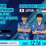 【ハイライト】サッカーe日本代表 vs eインドネシア代表｜2021.12.16 FIFAe Nations Online Qualifiers Play-Ins Round 2
