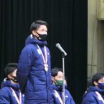 山田高選手、応援に感謝／高校サッカー3冠