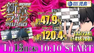 ヴィーナスシリーズ第１８戦第１１回クラリスカップ（３日目）ー新チルト50ーボートレースライブ配信【児島競艇ライブ】【競艇・ボートレース】【チルト50】