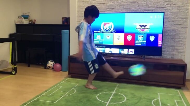 【サッカー少年】規格外1年生の日常、パパとサッカー練習