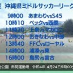 【LIVE】2022年度沖縄県ミドルサッカーリーグ 第1節