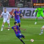 【バルセロナ vs フランクフルト】UEFAヨーロッパリーグ 2021-22 準々決勝 2ndLeg／1分ハイライト【WOWOW】