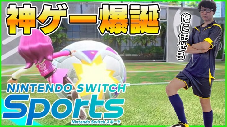 【神ゲー】新作”SwitchSports”のサッカーが熱戦で楽しすぎる件【SwitchSports】