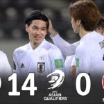 【世界に衝撃を与えた試合】日本代表、最後まで手を緩めずモンゴルに14発歴史的大勝！