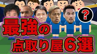 【この中なら誰？】サッカー日本代表戦で決定力が高い選手6選