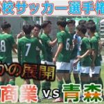 【ベスト8】青森山田vs盛岡商業 東北高校サッカー選手権2022