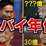 【衝撃】サッカー日本代表の年俸Top10