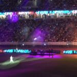 【PSG vs Frontale】 美しすぎるスタジアムの光の演出からMIYAVIさんが登場！！ギターを掻き鳴らすと花火が爆発！スタジアムを熱狂させます！！