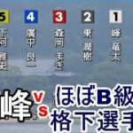 【宮島競艇】一般戦出走中①峰竜太VSほぼB級格下5選手
