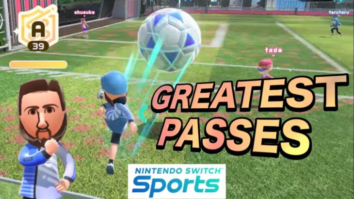 味方へ最高のパス！！世界初サッカーA39カンストメッシのパス&アシスト集！【Nintendo Switch Sports】