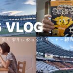 【Vlog】久しぶりにバック席からゆっくりサッカー観戦&お家ご飯