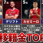【2022/23】夏の海外サッカー選手移籍金ランキングTOP10！